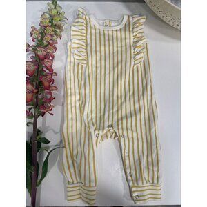 Pear 100% Organic Cotton One Piece Sz 3-6 Mo